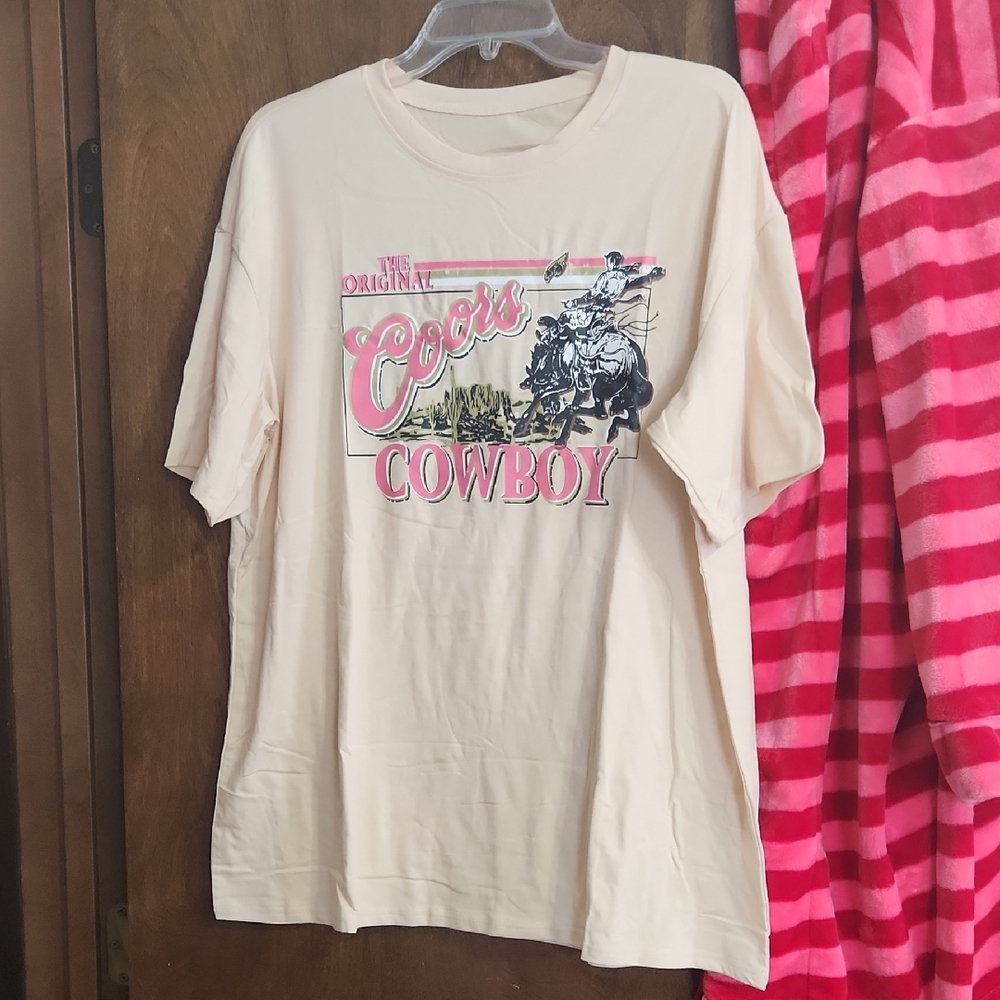 COORS COWBOY T SHIRT